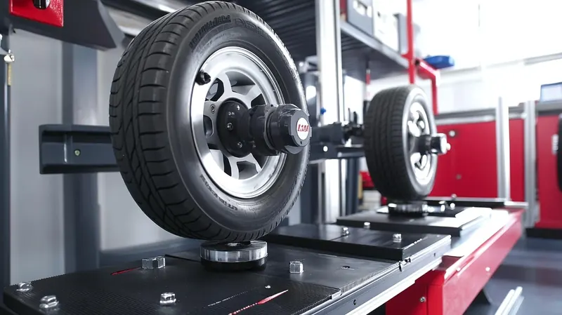 Mobile wheel balancing